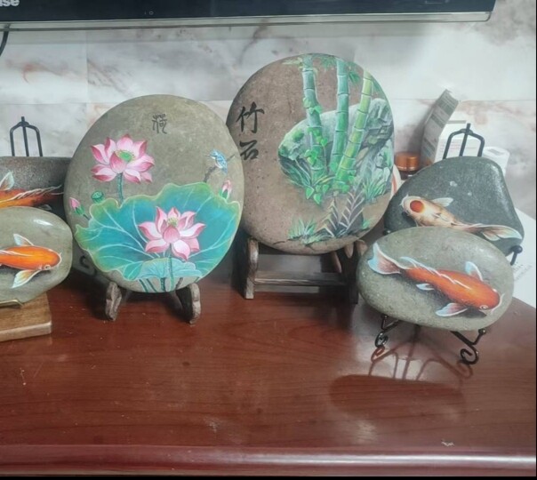 纯手绘石头部落