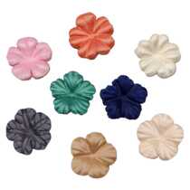 Handmade DIY materials diameter 2 5cm simulated silk five-petal flower various wedding dress dolls doll decoration