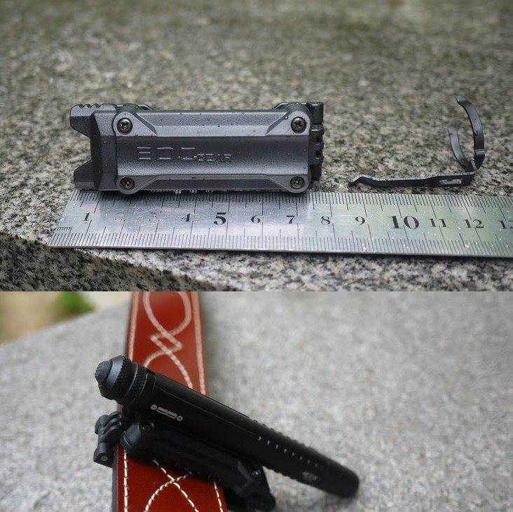 EDC universal quick disassembly clip with holding clip flashlight belt MOLLE system universal 511 with common series