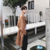 Áo khoác dài nam áo khoác nam Hàn Quốc bf ulzzang Anh đẹp trai Nhật Bản retro áo khoác da lộn áo khoác nam hàng hiệu Áo gió