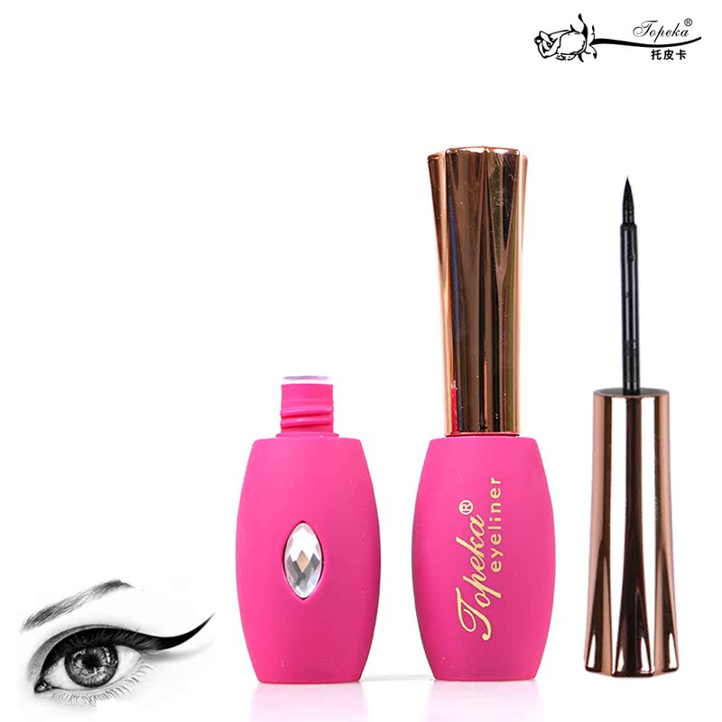 Topeka touch color eyeliner bút cứng cọ TE12 bền không thấm nước chống phân nửa không làm mờ lớp trang điểm mới bắt đầu áp dụng - Bút kẻ mắt eyeliner tonymoly