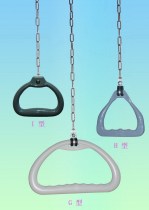 Ring fitness household children adult outdoor stainless steel chain Anti-aging lumbar traction two-hand pull handle handle