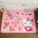 Phim hoạt hình Anh kitty mây da thảm yoga thảm thảm KT mèo trẻ em mùa đông Hello Kitty thảm leo - Thảm