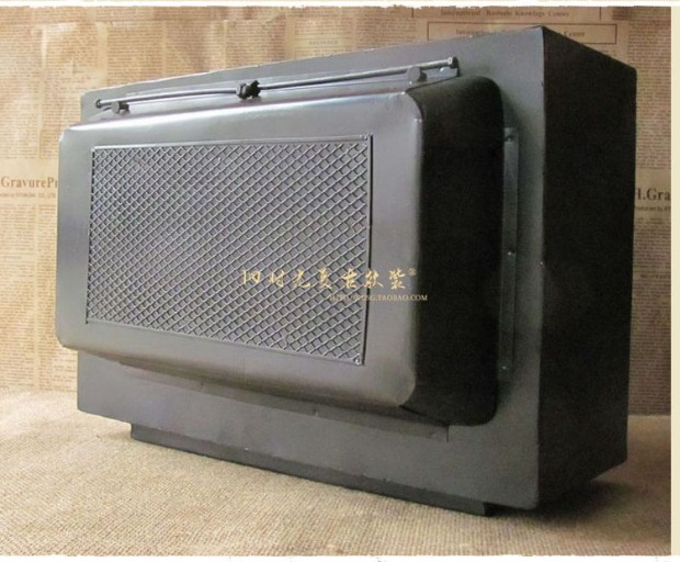 Cửa sổ hiển thị trang trí nhà đạo cụ trang trí đồ trang trí retro trang trí mềm retro mô hình TV đen trắng shop bán đồ dcor bàn học