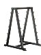 Commercial Fixed Barbell Set, Barbell Rack, Gym-Specific Curved Barbell, Integrated Curl Bar, Rubber-Coated Barbell