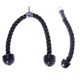 Fitness Double Rope Biceps Triceps High Pull-Down Trainer Gantry Accessories Face Pull Fly Bird Pull Rope