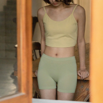 Under the boots the girls safety pants are not curled the big elastic solid color home pants the cute and breathable summer