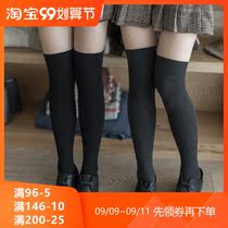 Boots under the Japanese spring and autumn knee socks thick stockings children high socks Korean Academy wind Joker cotton socks women