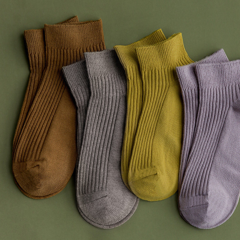 Boots Lower Things Low Gang Shallow Stomping Sports Socks Children Thin Spring Autumn Season Korean Version Vertical Striped Cotton Short Socks 100 Hitch Base