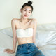 Under the boots strapless underwear women's tube top non-slip spring and summer thin section no trace big chest small chest gathered bra