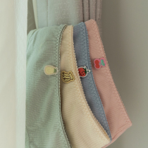 Boots spring and summer cotton antibacterial underwear soft breathable girl solid color fruit Japanese cute waist breifs