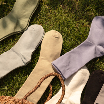 Under the boots cotton girl Morandi color socks summer thin sweat-absorbing breathable Japanese cute lady cotton socks