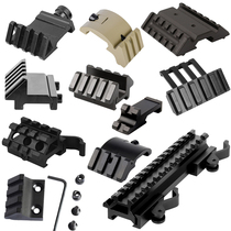 Xi Workshop] Metal 45 degree 20mm rail fixture side transfer torch mount RMR mirror bevel bracket