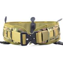 Xigongfang] Navigator tactical girdle camouflage multi-functional outdoor laser cutting nylon belt real CS load-bearing