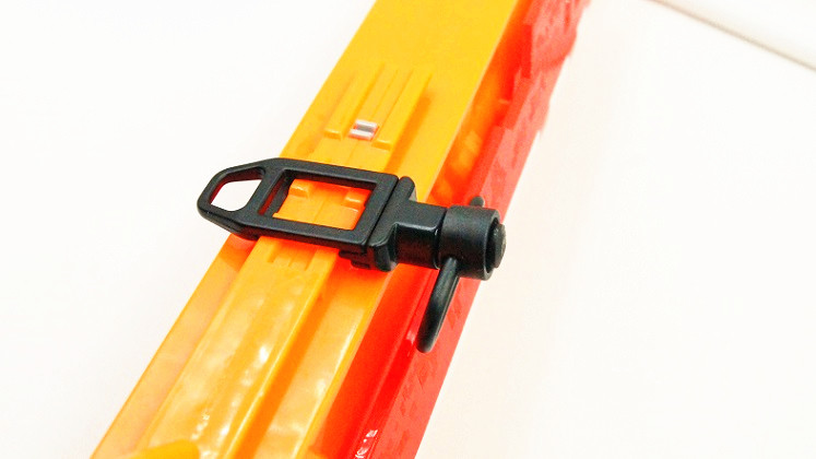 Xi Golaid] Absorbent Bullet Gun Soft Bullet Gun Light Weight 20mm rail steel single double-three-point Baby Bag Ring Buckle