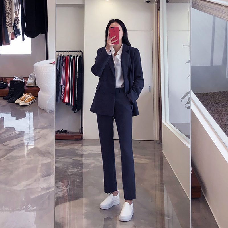 Sandro Vicari small suit suit female spring and autumn new fashion temperament professional suit two-piece trend