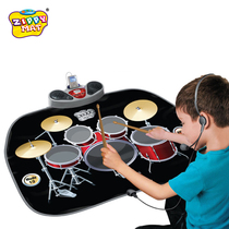 ZIPPYMAT game blanket Children TODDLER baby Early education PUZZLE learning Drum set Music blanket Jazz drum toy