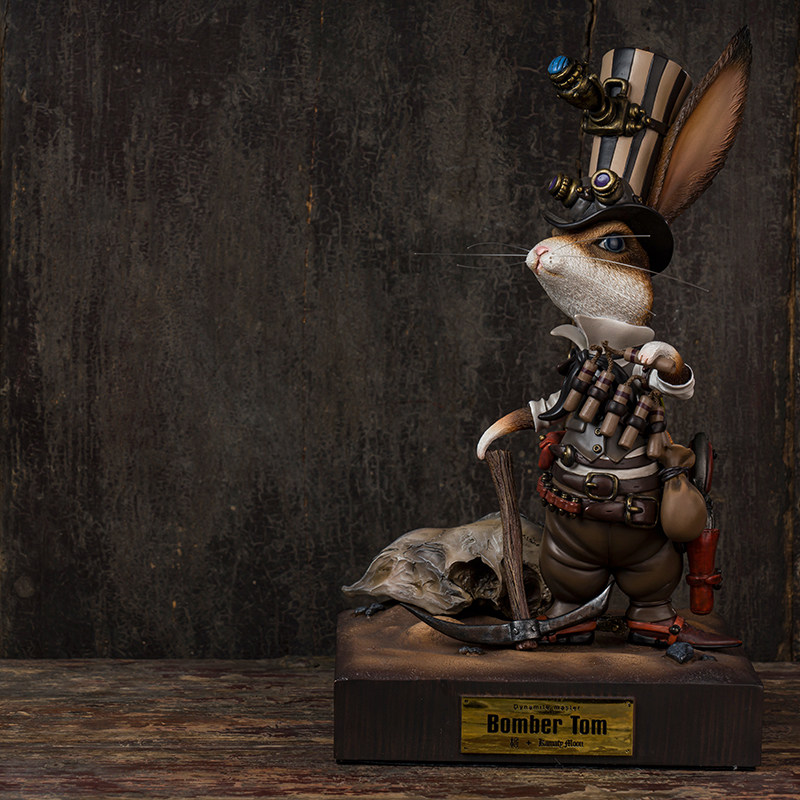 Last Nakata ｜ Resin Art Statue of Bomber Tom, 3rd bullet of the wilderness brothers