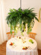 Creative Plant Chandelier, Forest-Style Restaurant, Chinese-Style Hotel Restaurant Chandelier, Hot Pot Restaurant, Cafe, Green Plant Chandelier