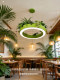 Simple Light Green Pendant Lamp for Guesthouses, Flower Shops, Leisure Areas, Shops, Living Rooms, Coffee Shops, Western Restaurants, and Pastoral Style Decorative Lighting