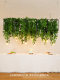 Southeast Asian Pendant Lights with Forest-Themed Green Plants, Decorative Lighting for Restaurants and Hotels, Creative Dining Space Layout, Bar Counter Pendant Lights