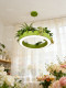 Simple Light Green Pendant Lamp for Guesthouses, Flower Shops, Leisure Areas, Shops, Living Rooms, Coffee Shops, Western Restaurants, and Pastoral Style Decorative Lighting