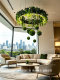 Forest-Style Aperture Pendant Lights for Hotel Lobbies, Indoor Landscaping, Leisure Areas, Store Check-In Spots, Restaurant Window Atmosphere Decoration Lights