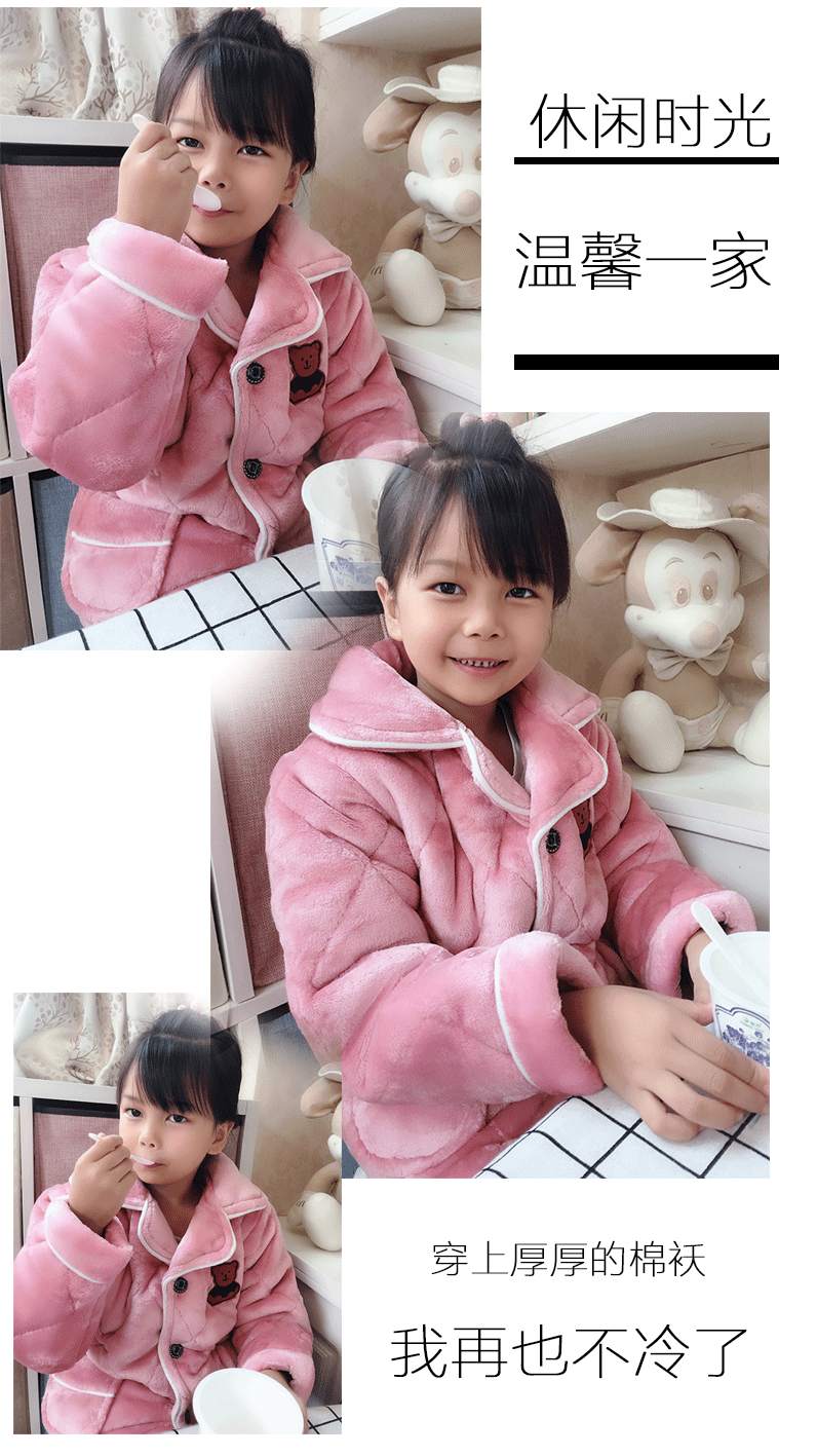 Bộ đồ ngủ dành cho cha mẹ và con Một gia đình gồm ba mẹ con mùa đông dày và mẹ và con hai đứa con gái và hai người đàn ông mặc đồ ngủ áo khoác cặp cho mẹ và bé