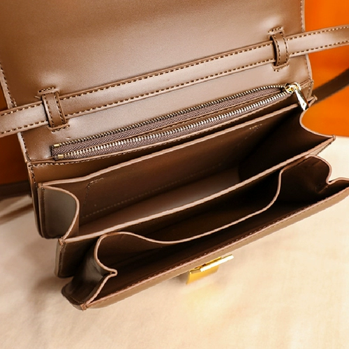 Ретро сумка на одно плечо, коллекция 2023, из натуральной кожи