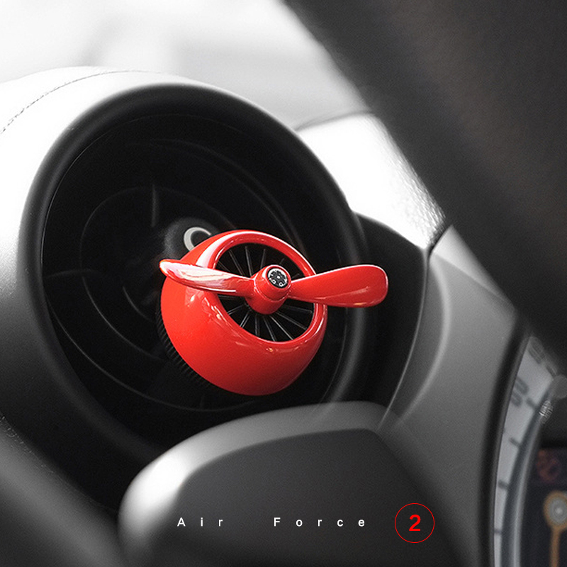 Air Force No. 2 air conditioning outlet hanging car aromatherapy clip retro rotating propeller car fragrance perfume