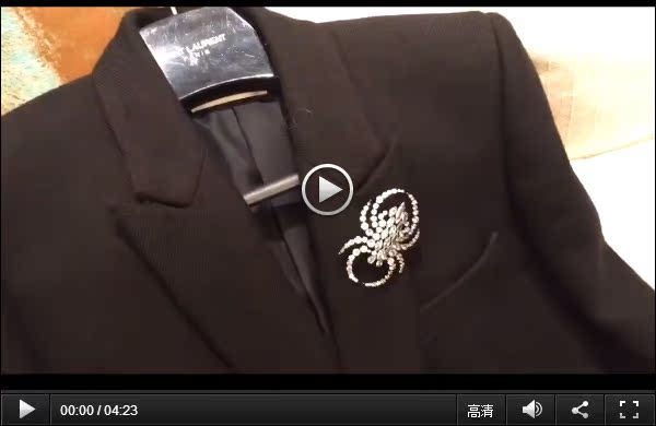 Broche femme en Zircon diamant - Ref 1177261 Image 6