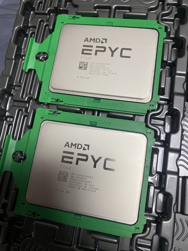 Amd Epyc 7742 7K62 7532 Cpu Official Version Without Lock