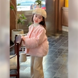 Демисезонная куртка, зимний короткий кардиган, коллекция 2023, в западном стиле, в стиле Шанель, подходит для подростков