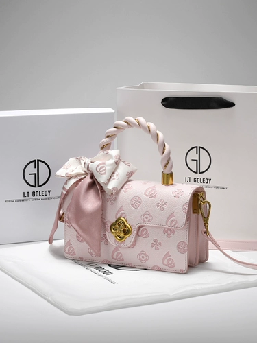 Небольшая модная сумка через плечо, Гонконг, из натуральной кожи, коллекция 2023