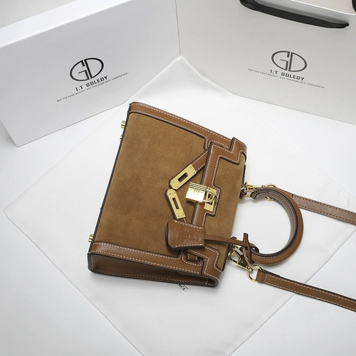 Демисезонная матовая кожаная модная портативная сумка через плечо, Гонконг, коллекция 2023