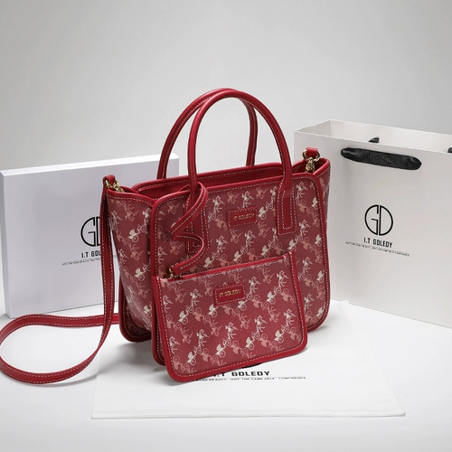 Красная сумка через плечо на день матери, премиум класс, подарок на день рождения, коллекция 2023