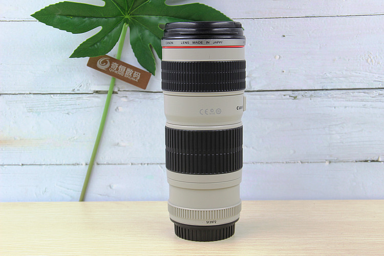 Ống kính DSLR Canon / Canon 70-200mm f / 4L USM Túi nhỏ màu trắng 70-200 Đồ cũ