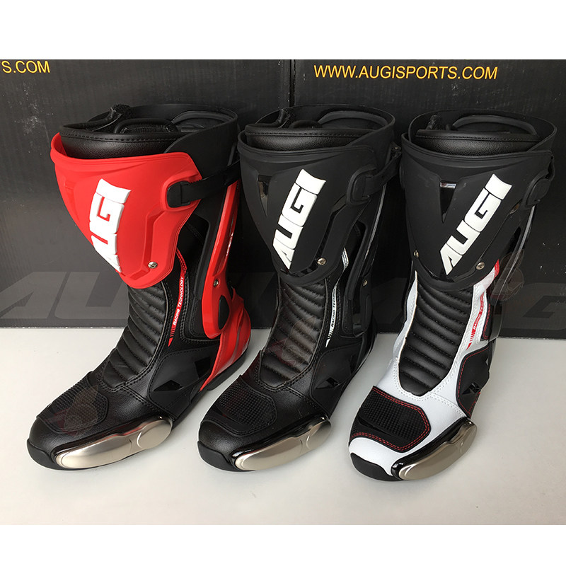 USA AUGI AR1 RACING BOOTS Motorcycle RIDING BOOTS Competitive racing BOOTS