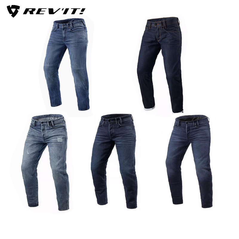 Revit Detroit Motorcycle Jeans Detroit Tf Tapered Leg Style Distressed Motorcycle Riding Pants for Commuting