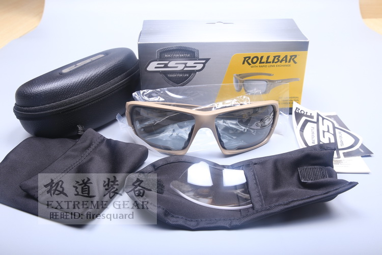 Extremely track equipped with US ESS Rollbar riding double lens tactical bulletproof goggles sunglasses-Taobao