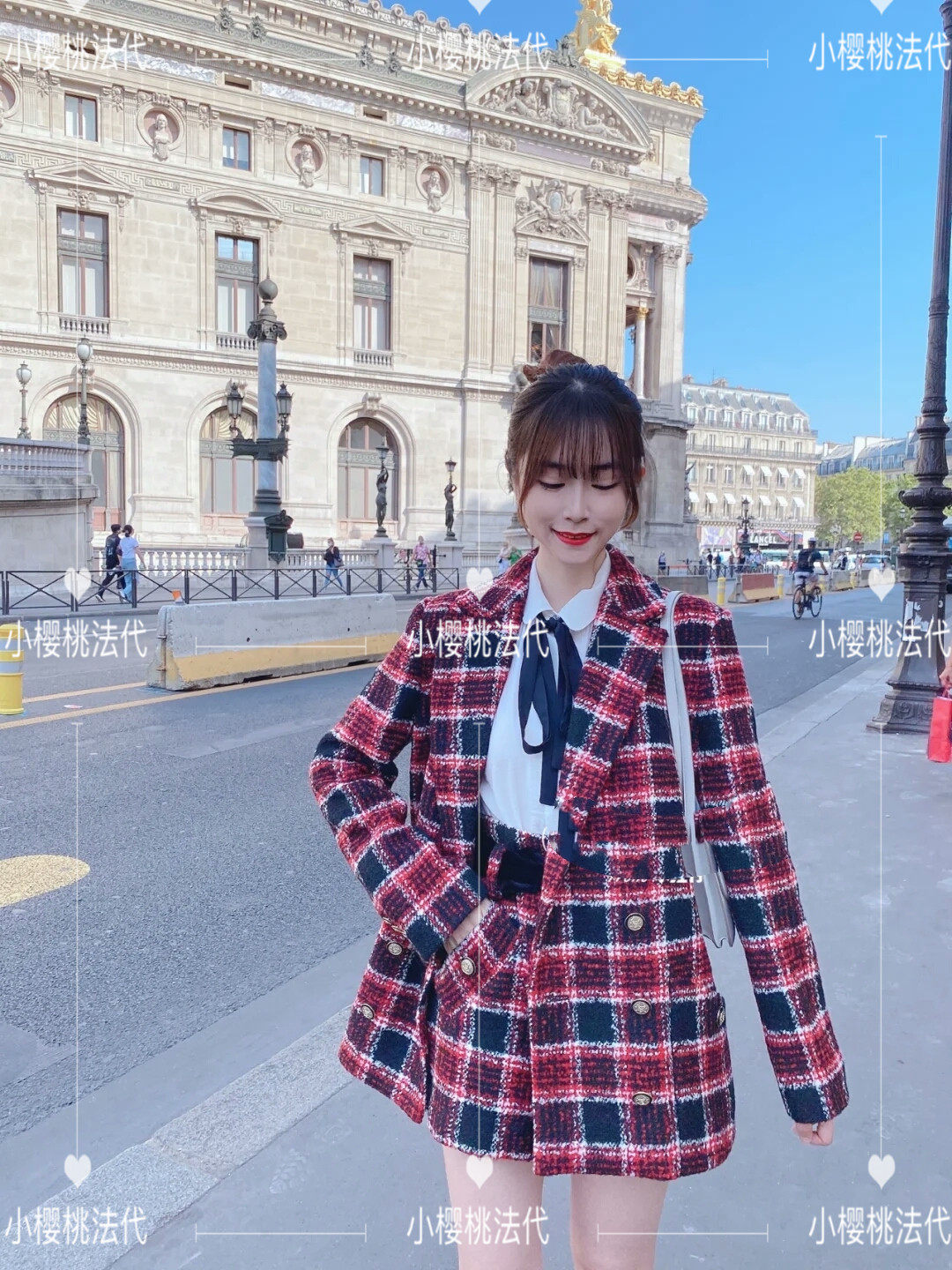 maje20 autumn and winter small fragrant wind Zhao Kim Maige Turned Collar Suit Cardiovert short coat MFPVE00206
