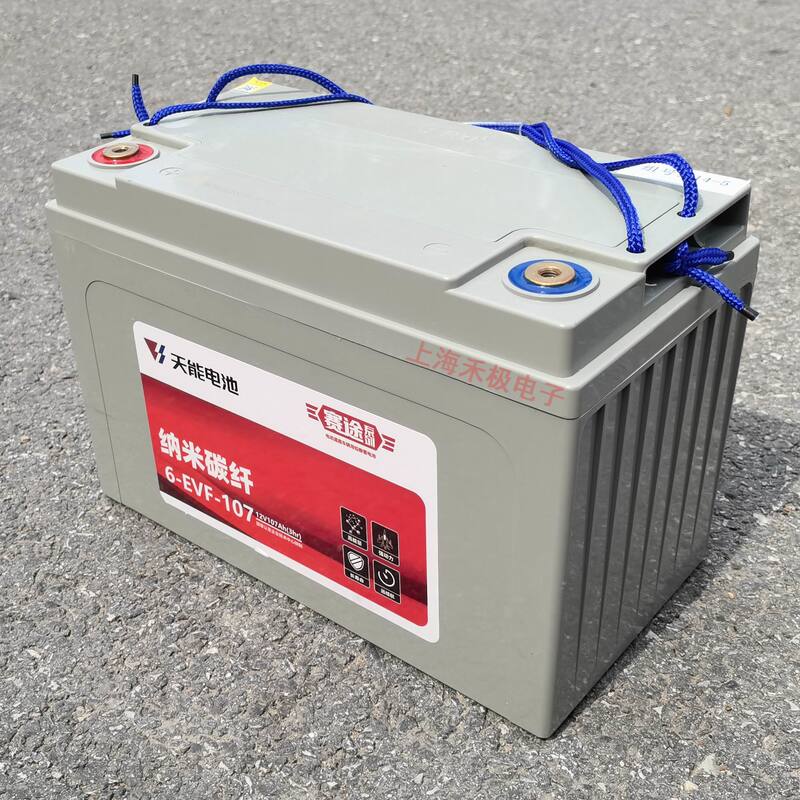 12V107Ah Nano Carbon Fiber Tianneng Saitu Series 6-Evf-107 Battery for Sightseeing Vehicles and Floor Cleaning Machines
