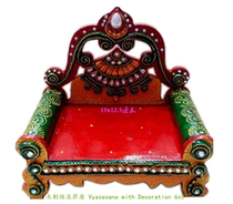 Wooden Vyasa Seat Suitable for 6x5 inch size Sila ammonites small idols etc. Incoming stock