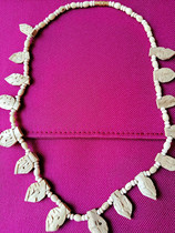 Pure handcrafted engraving of fine Sanskrit Grand Mandola Rotura West Tulsi neck beads