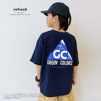 JUSTIN childrens clothing children summer clothes new casual printed undershirt boy Chaude day department handsome short sleeve T-shirt