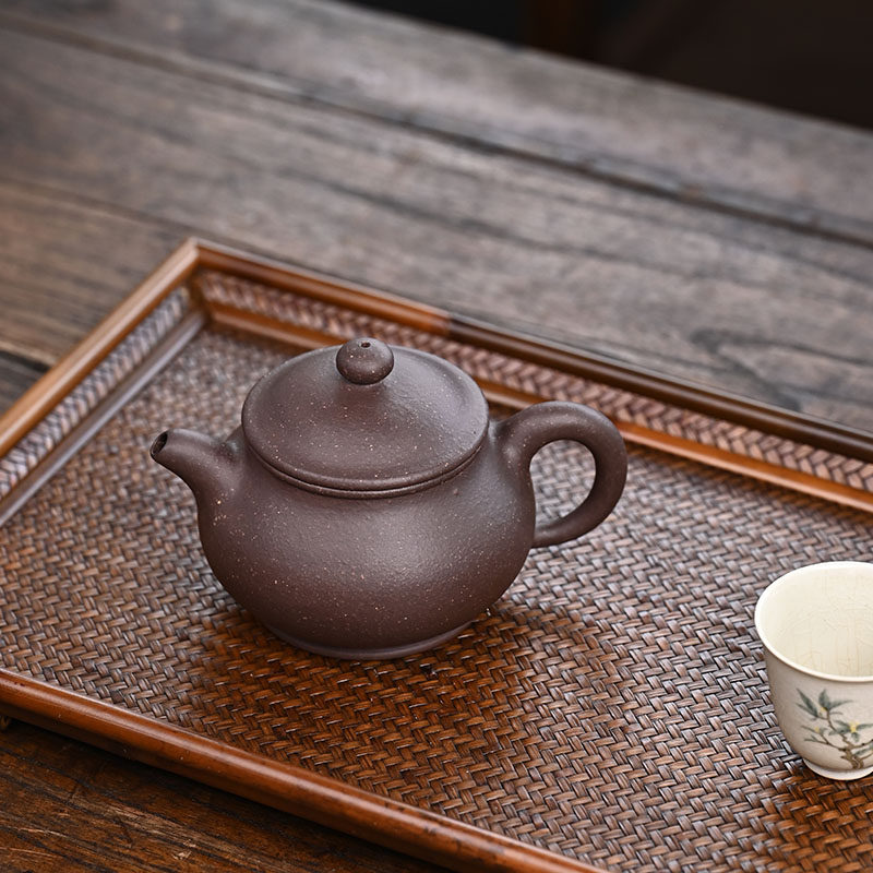 Original mine Purple Sand No add green grey Purple Clay without carbonated barium semi-handmade pan 240CC-Taobao