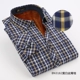 Mùa thu và mùa đông mới kẻ sọc cừu cashmere cộng với nhung dày nam ấm áo dài tay áo ấm nam kẻ sọc