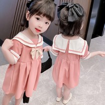 Girls new summer dress dress 2021 womens baby foreign air trendy Snow spinning princess dress little girl summer dresses