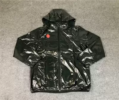 Li Ning sponsored the CBA League player version of men's basketball large size sports windbreaker windproof hooded jacket skin coat