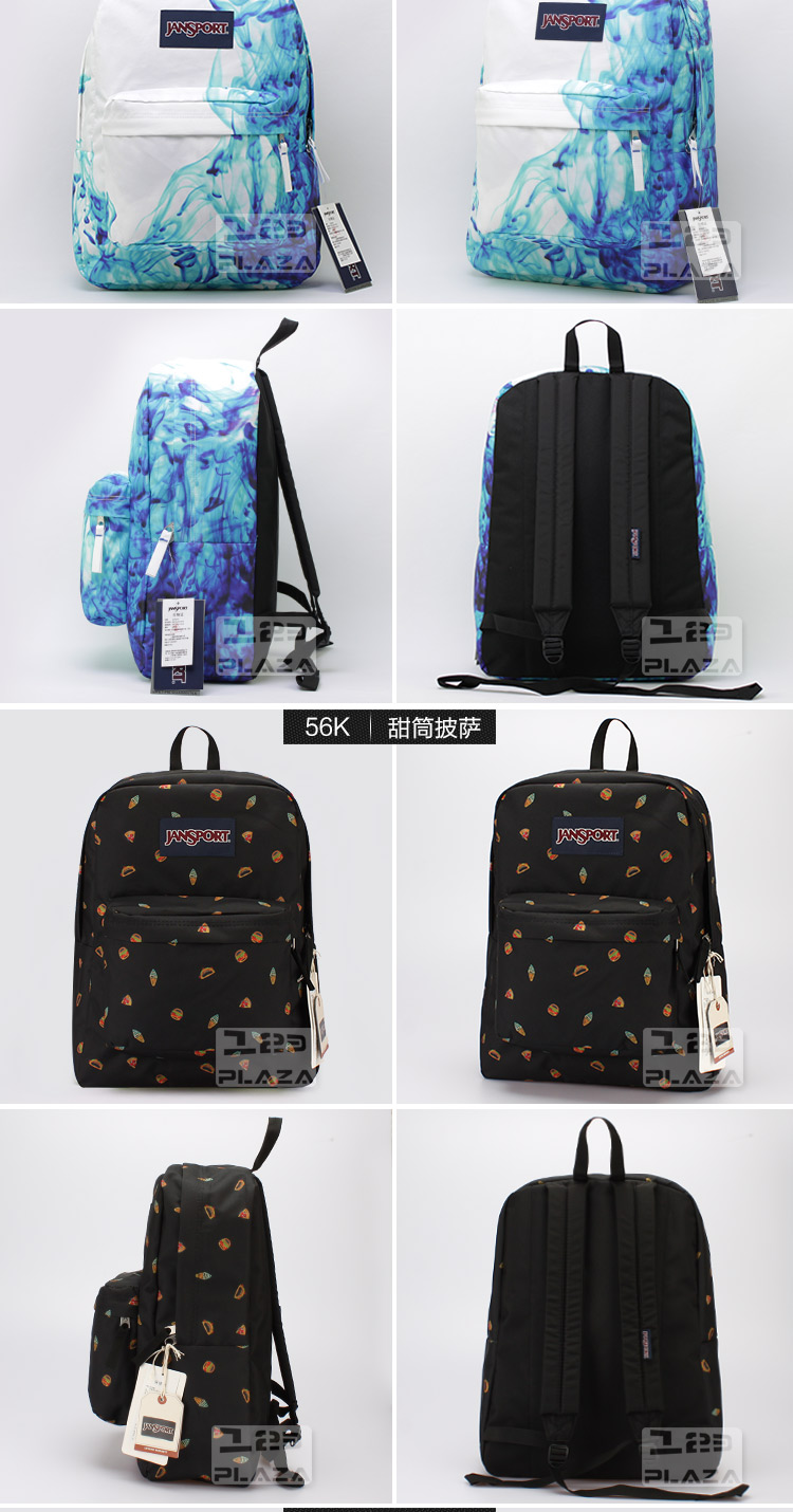 Jansport Jasper Ba lô chính hãng Siêu nổi loạn trong khuôn viên nam và nữ Ba lô Túi sinh viên T501 Màu - Ba lô balo praza